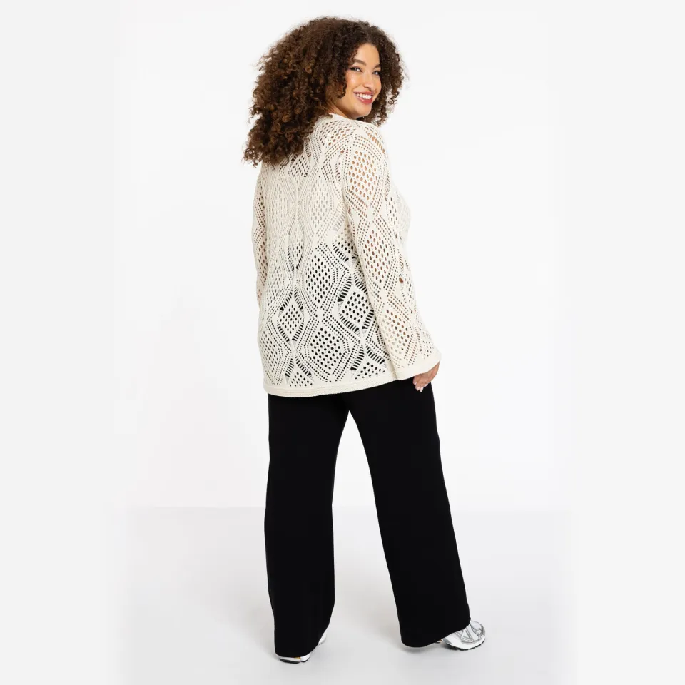 Yoek LOUNGE crochet top beige, foto 3