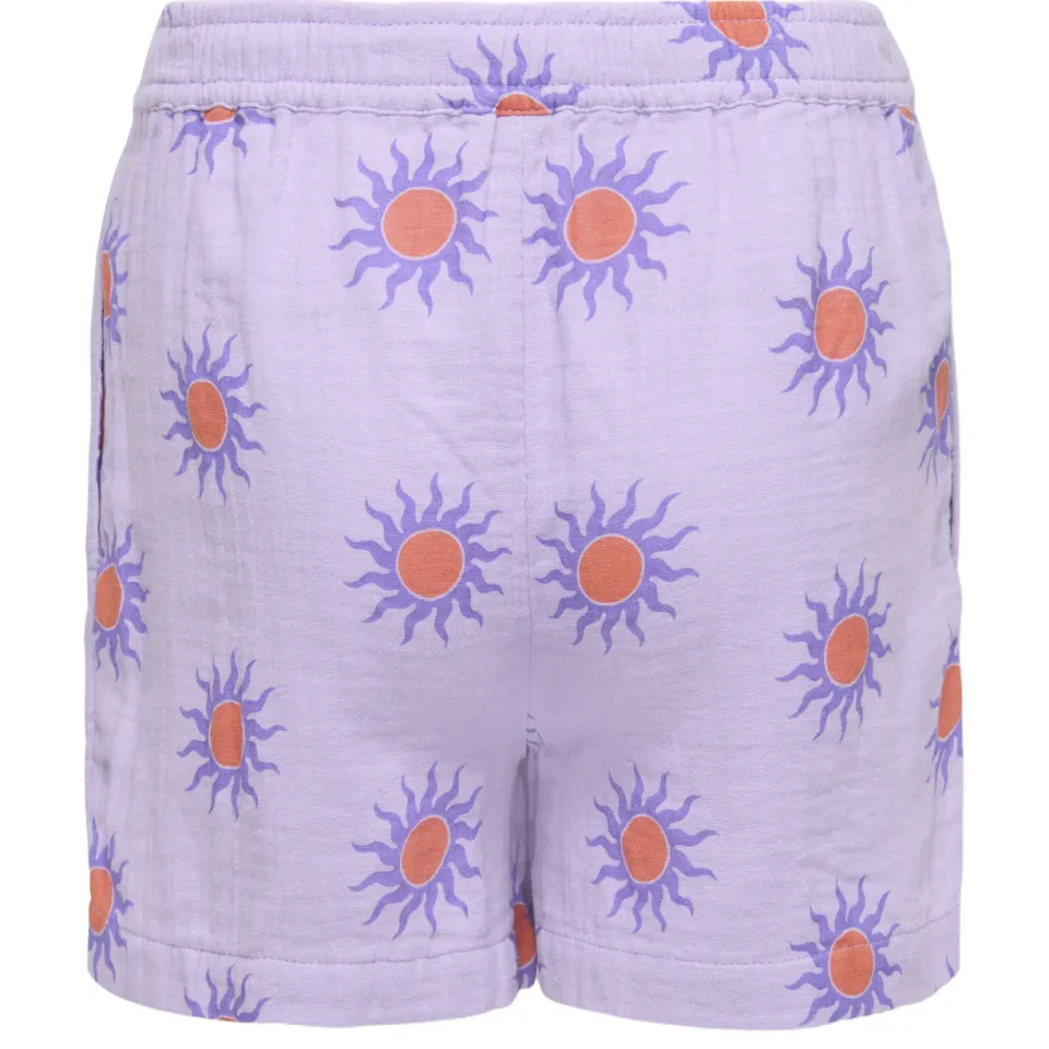 Only regular casual korte broek lila, foto 2