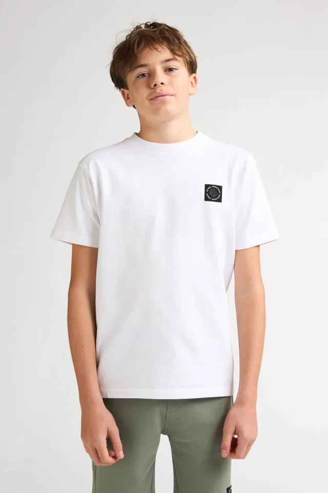 Petrol Industries T-shirt met backprint wit