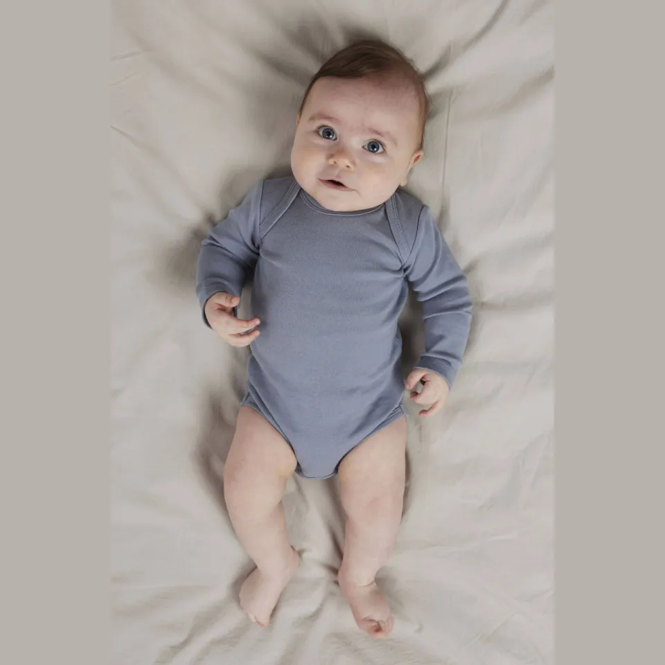 NAME IT BABY romper - bNBMBODY beige/grijs/blauw (set van 3)