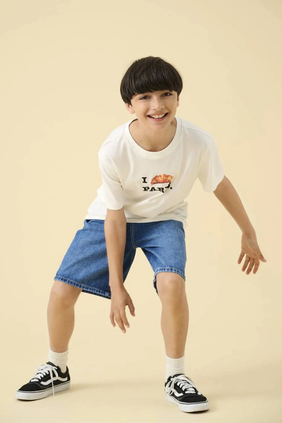 Only & Sons JUNIOR jeansshort medium blue Medium blue denim