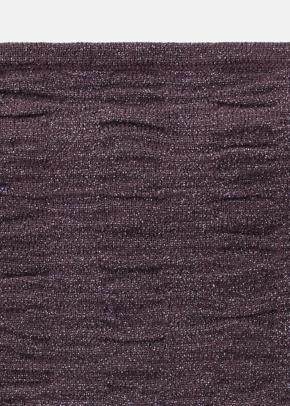 Mango strapless top met glitters aubergine, foto 8