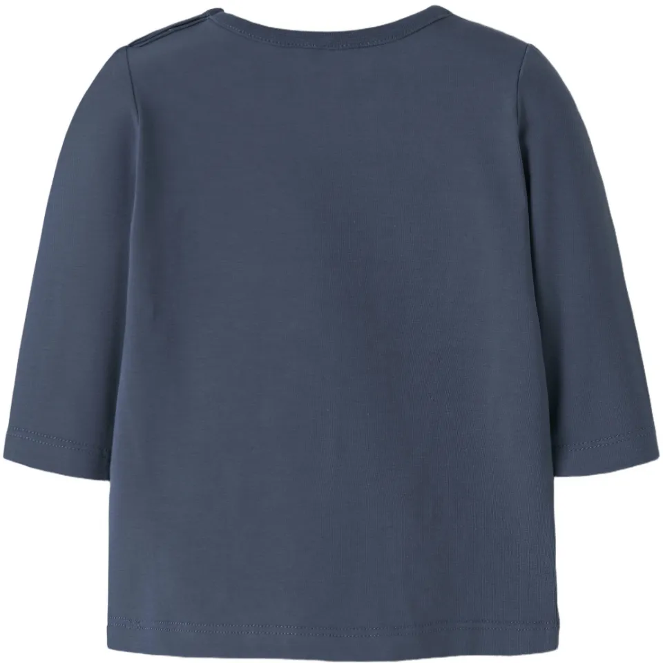 NAME IT longsleeve met tractorprint donkerblauw, foto 2