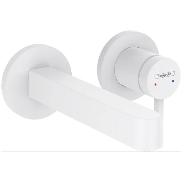 Hansgrohe Finoris inbouw wastafelmengkraan mat wit