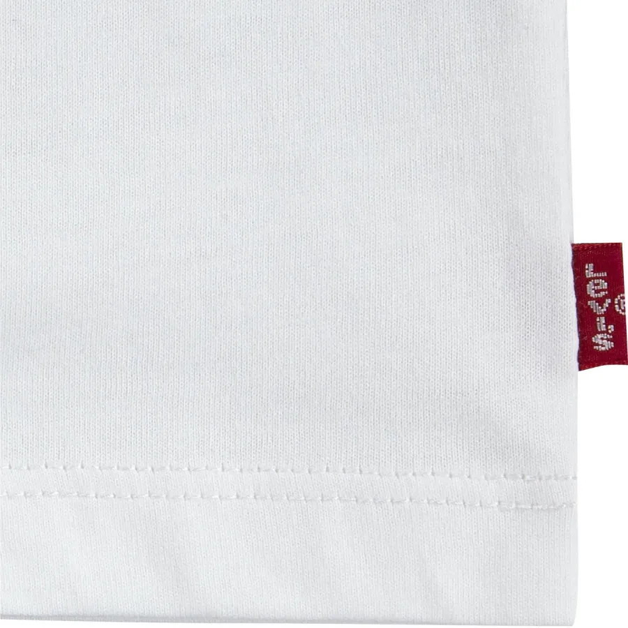 Levi's Kids batwing t-shirt wit/rood, foto 7