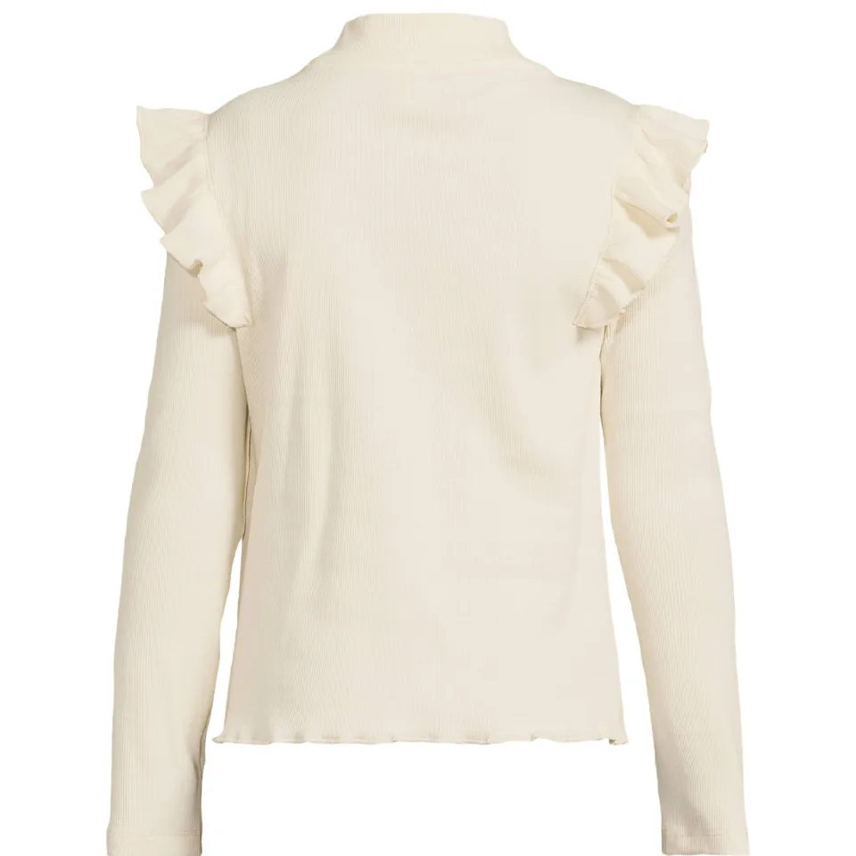 Orange Stars longsleeve met ruches ecru, foto 3