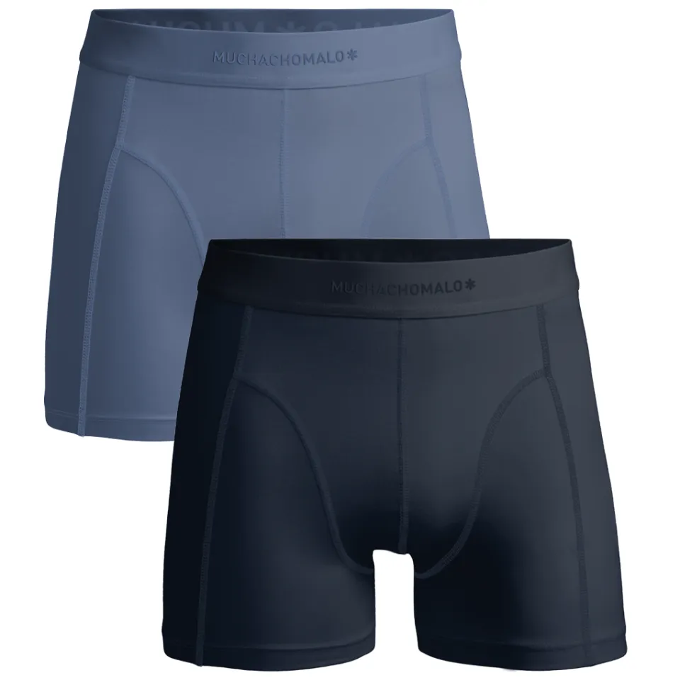 Muchachomalo Heren 2-pack Boxershorts Pima Cotton Veelkleurig