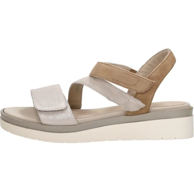 Tamaris Comfort 88705 sandalen met sleehak beige, foto 2