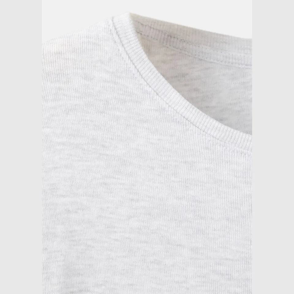Mango Teen longsleeve pastelgrijs, foto 6