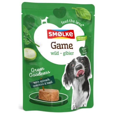 Smolke Smølke Green Goodness wild nat hondenvoer 8 x 300 gr