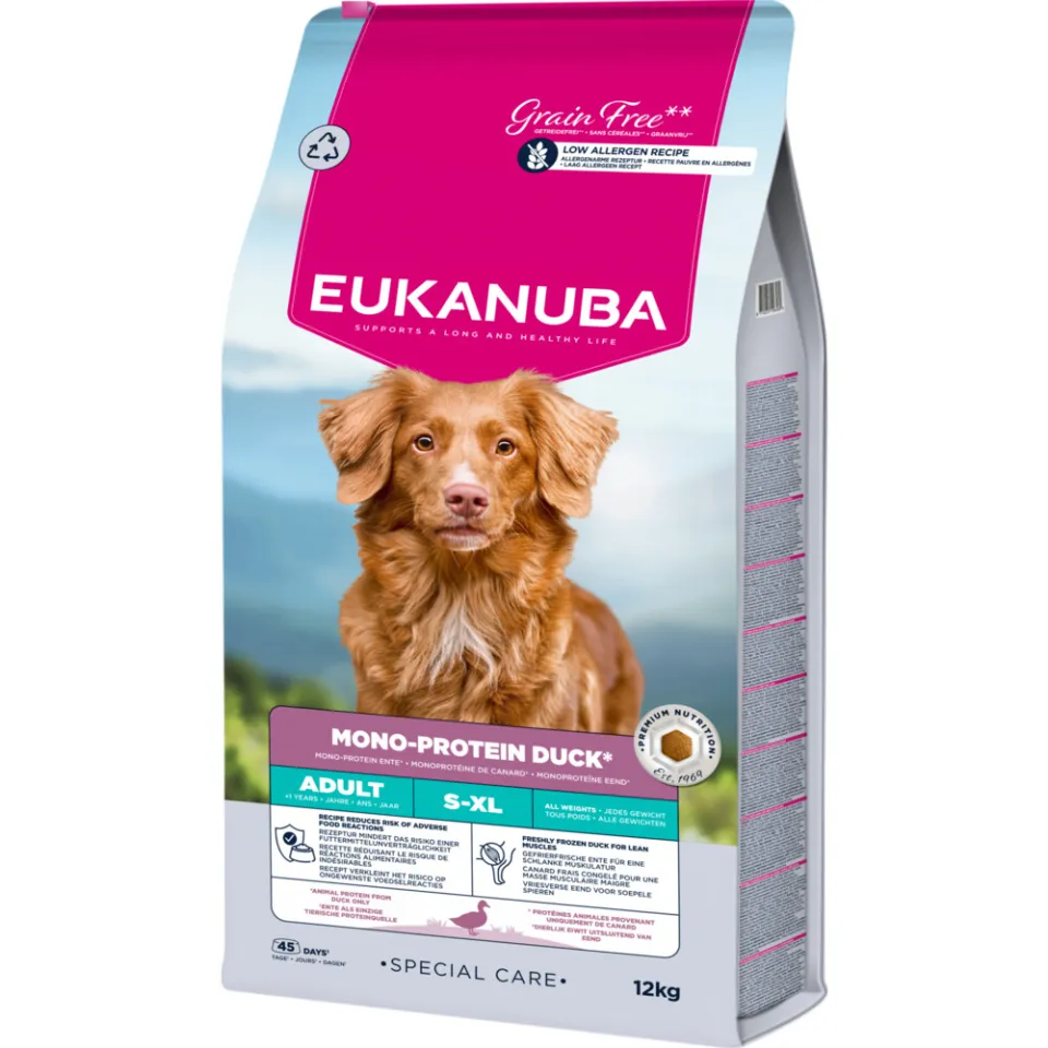 Eukanuba Special Care Adult Mono-Protein eend hondenvoer, foto 2