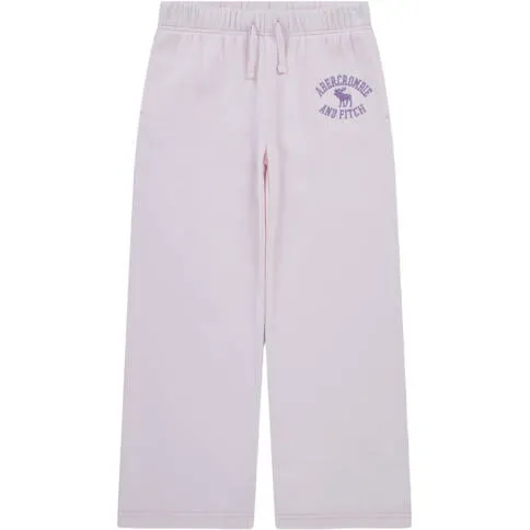 Abercrombie & Fitch logo joggingbroek lichtroze