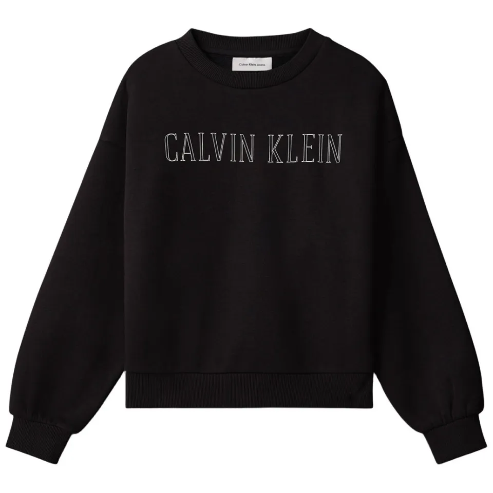 Calvin Klein sweater met logo - zwart, foto 2