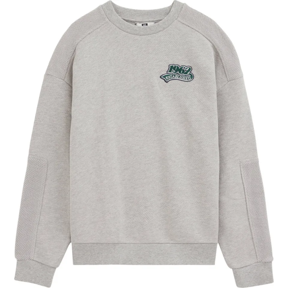 WE Fashion sweater met patches - lichtgrijs, foto 2