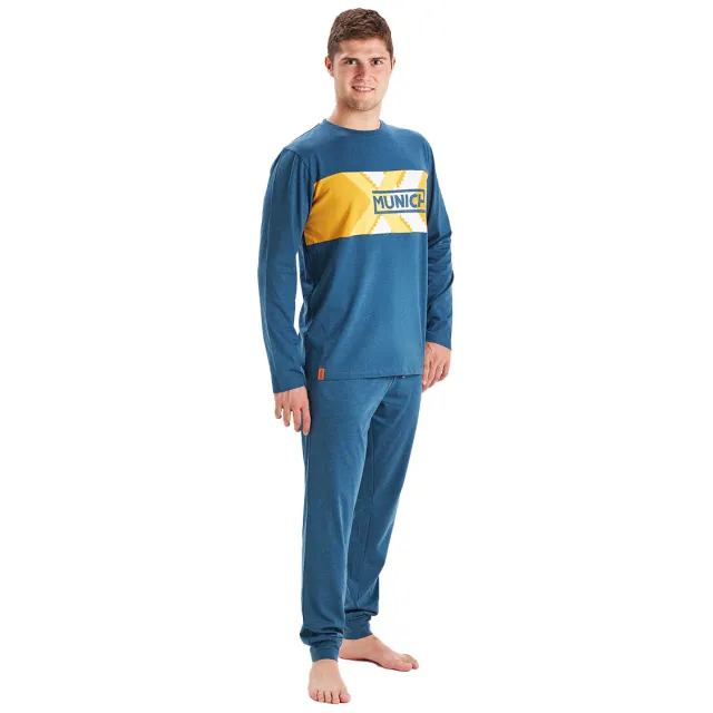 Munich MU1 pyjama blauw