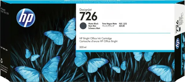 Hp 726 CH575A mat zwart