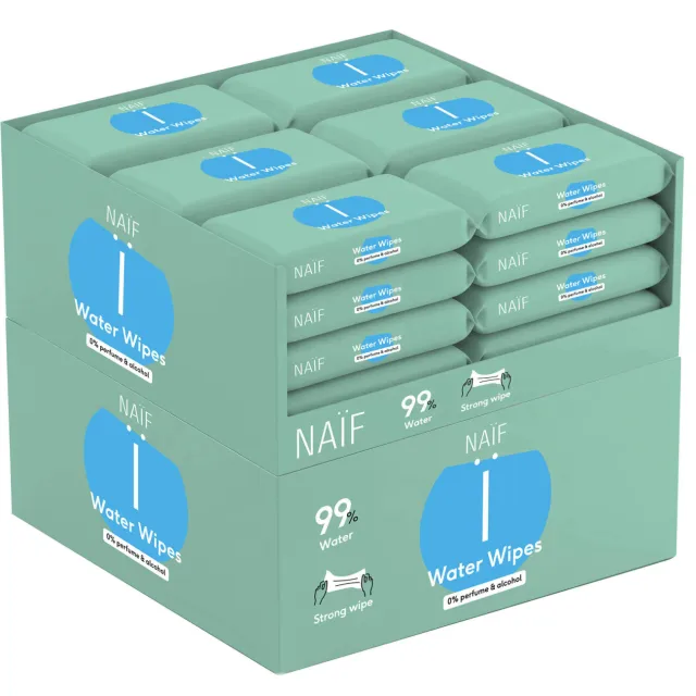 Naif NAÏF 48 stuks - plasticvrije water billendoekjes