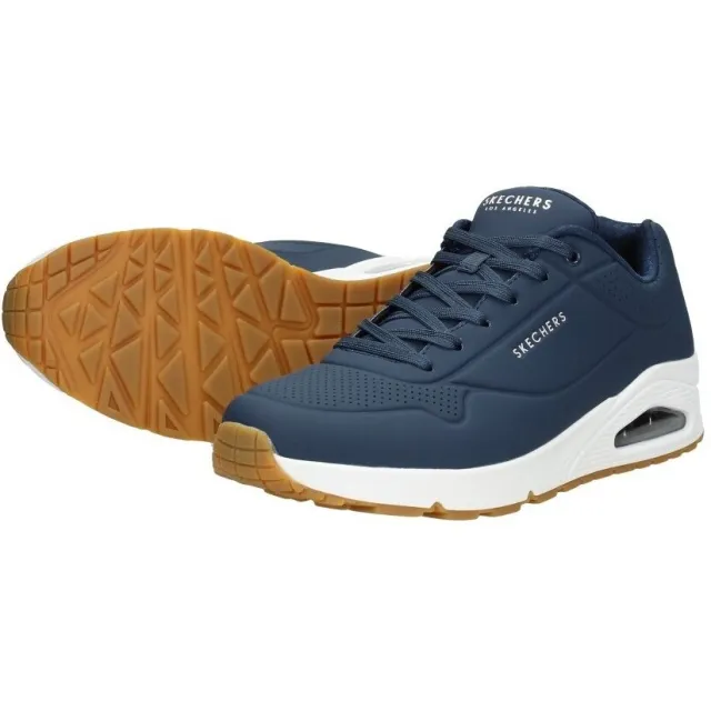 Skechers Sneakers Skechers Uno - Stand On Air navy - wit