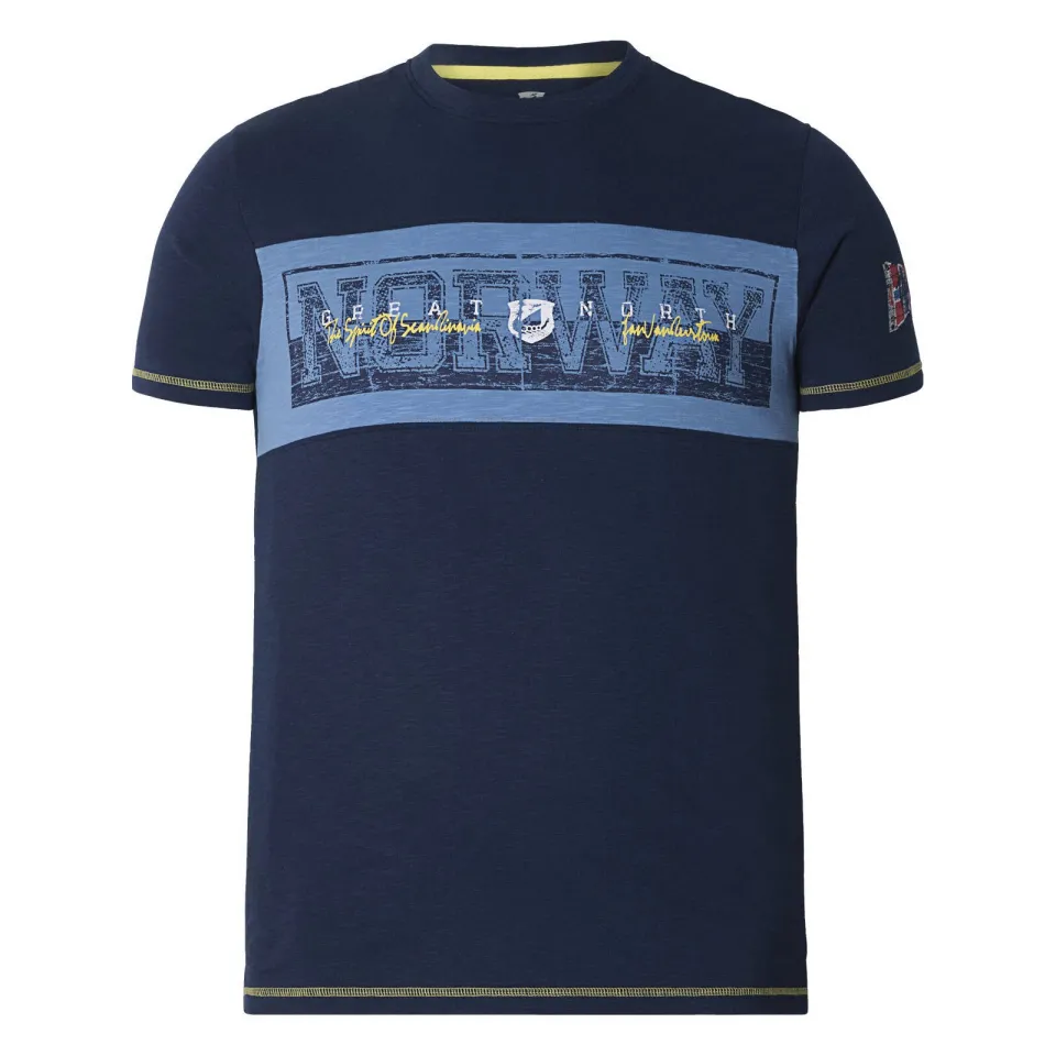 Jan Vanderstorm Mattgur T-shirt donkerblauw, foto 2