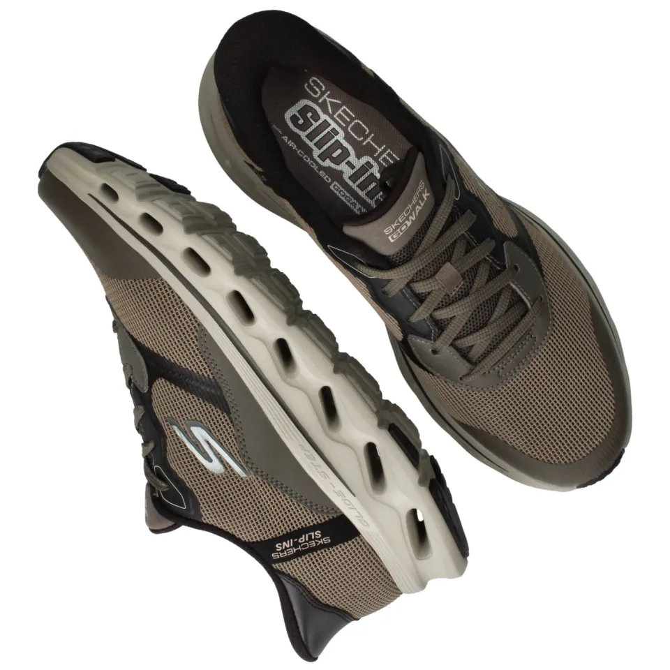 Skechers Slip-Ins Go Walk Glide-Step lage sneakers taupe, foto 5