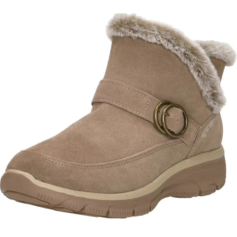 Skechers Easy Going enkellaarsjes taupe, foto 4