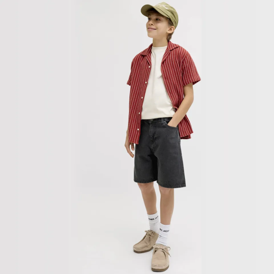 Jack & Jones jeansshort black denim, foto 4