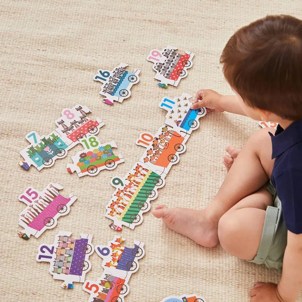 Barbo Toys Dieren puzzel trein -123 Barbotoys (5870), foto 4