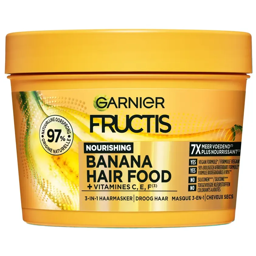 Garnier Fructis Hair Food Banana 3-in-1 haarmasker, foto 2