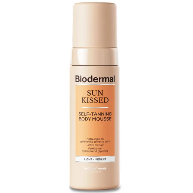 Biodermal Sun Kissed Self-Tanning bodymousse Zomers