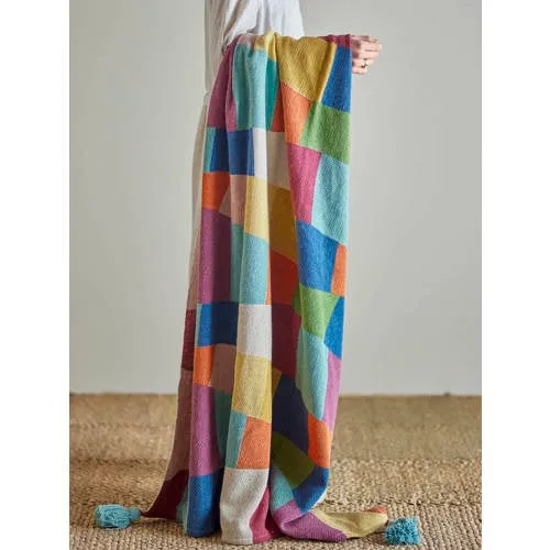 Bloomingville Mini Colorine plaid multicolor multi, foto 6