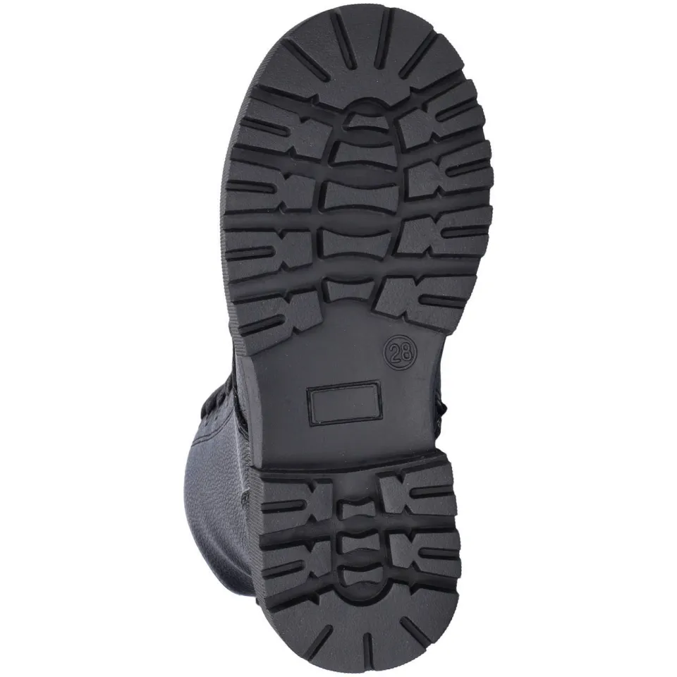 Nelson Kids enkelboots met profielzool - zwart, foto 6
