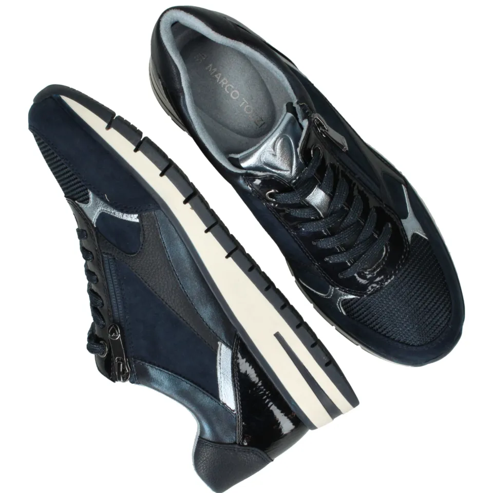 Marco Tozzi sneaker donkerblauw blauw, foto 7