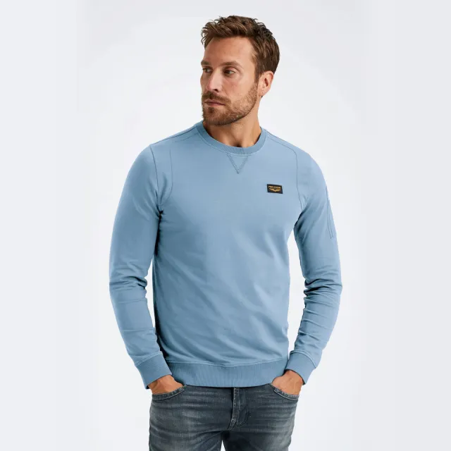 PME Legend sweater lichtblauw