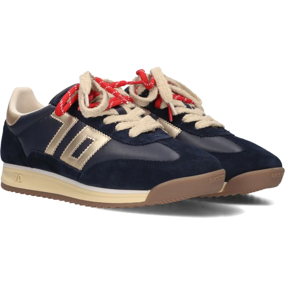 Back 70 Sneakers Jogger Donkerblauw, foto 3