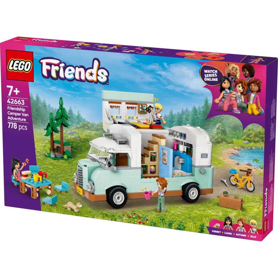Lego Friends Camperavontuur met vrienden bouwset 42663, foto 6