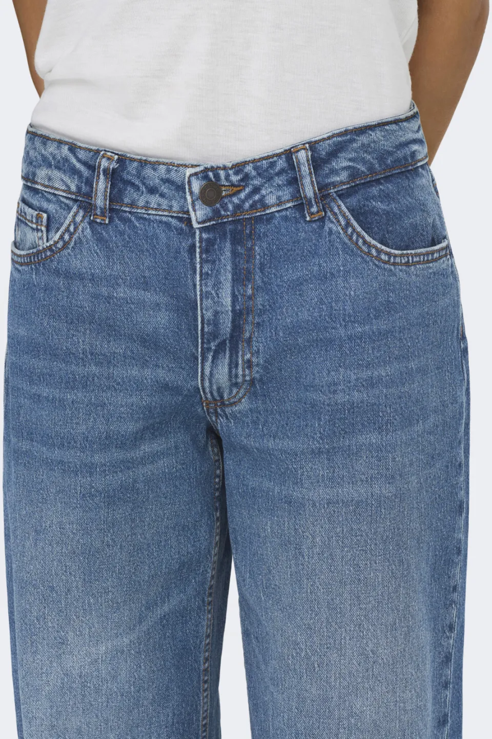 JDY wide leg jeans medium blue denim, foto 6