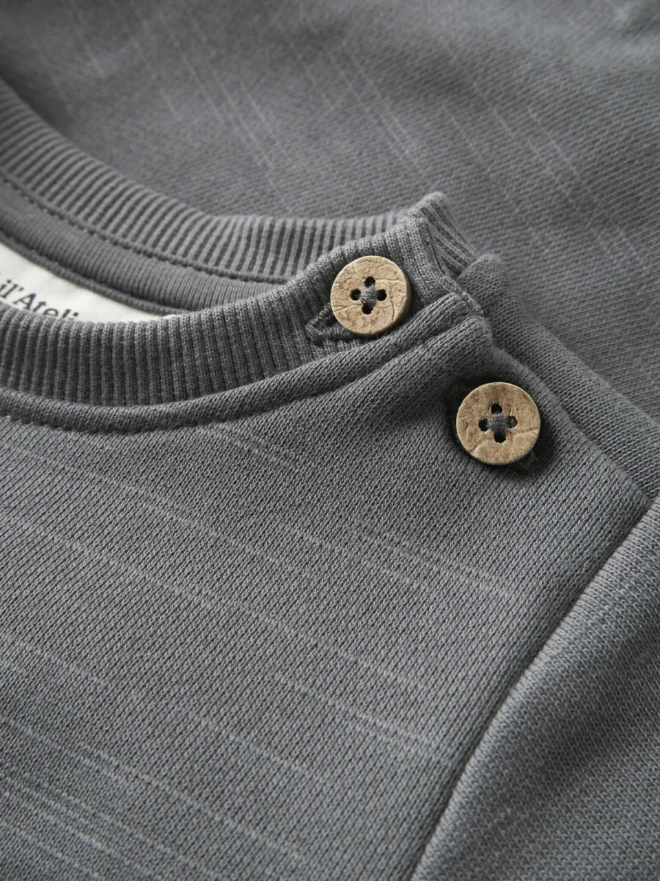 Lil' Atelier BABY loose fit sweater - grijs, foto 7