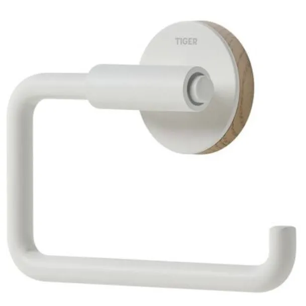 Tiger Urban toiletrolhouder zonder klep mat wit