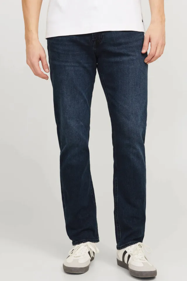 Jack & Jones JEANS INTELLIGENCE JJICLARK JJIORIGINAL regular fit jeans dark blue denim