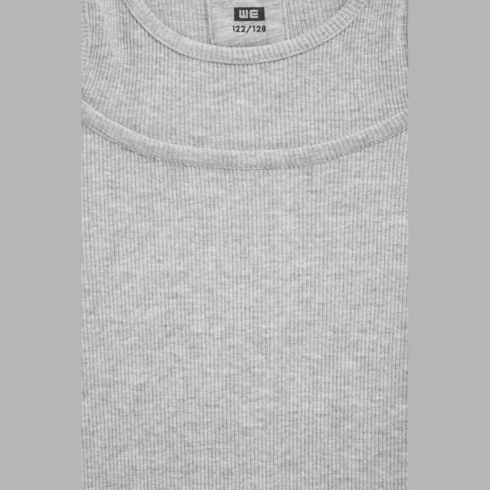 WE Fashion longsleeve met ronde hals grijs, foto 5