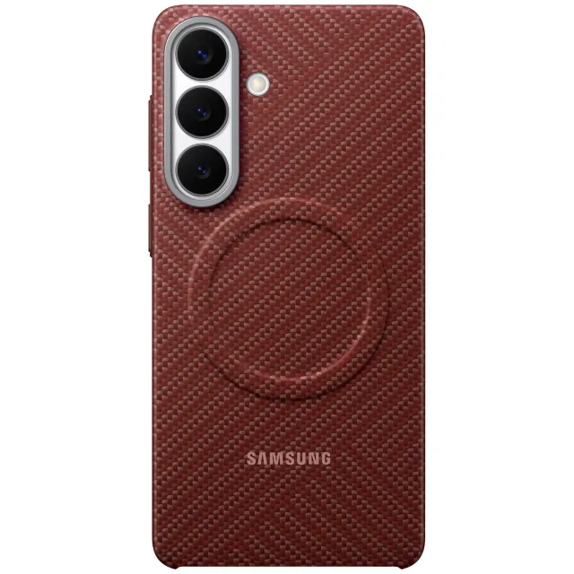 Samsung Carbon Magnet Telefoonhoesje Voor Samsung Galaxy S26+ Rood Red
