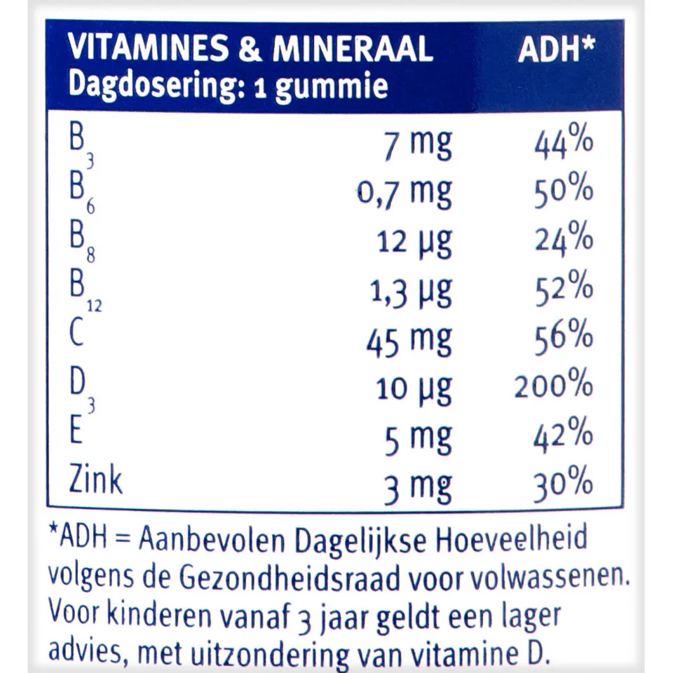 Davitamon Junior 3+ gummies aardbei, foto 3