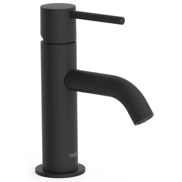 Tres Study Exclusive wastafelmengkraan 17,5 cm mat zwart