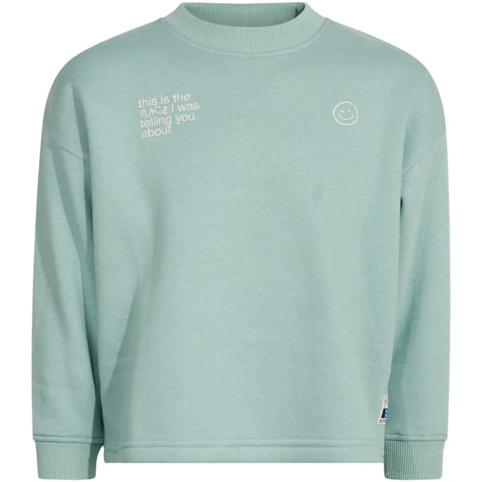 Shoeby sweater met backprint - mintgroen, foto 2