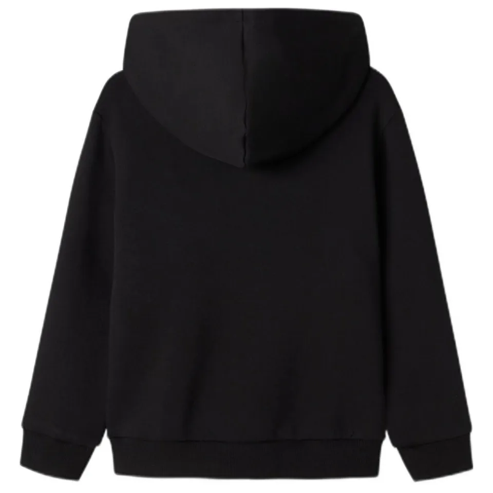 NAME IT KIDS hoodie met tekst zwart, foto 3