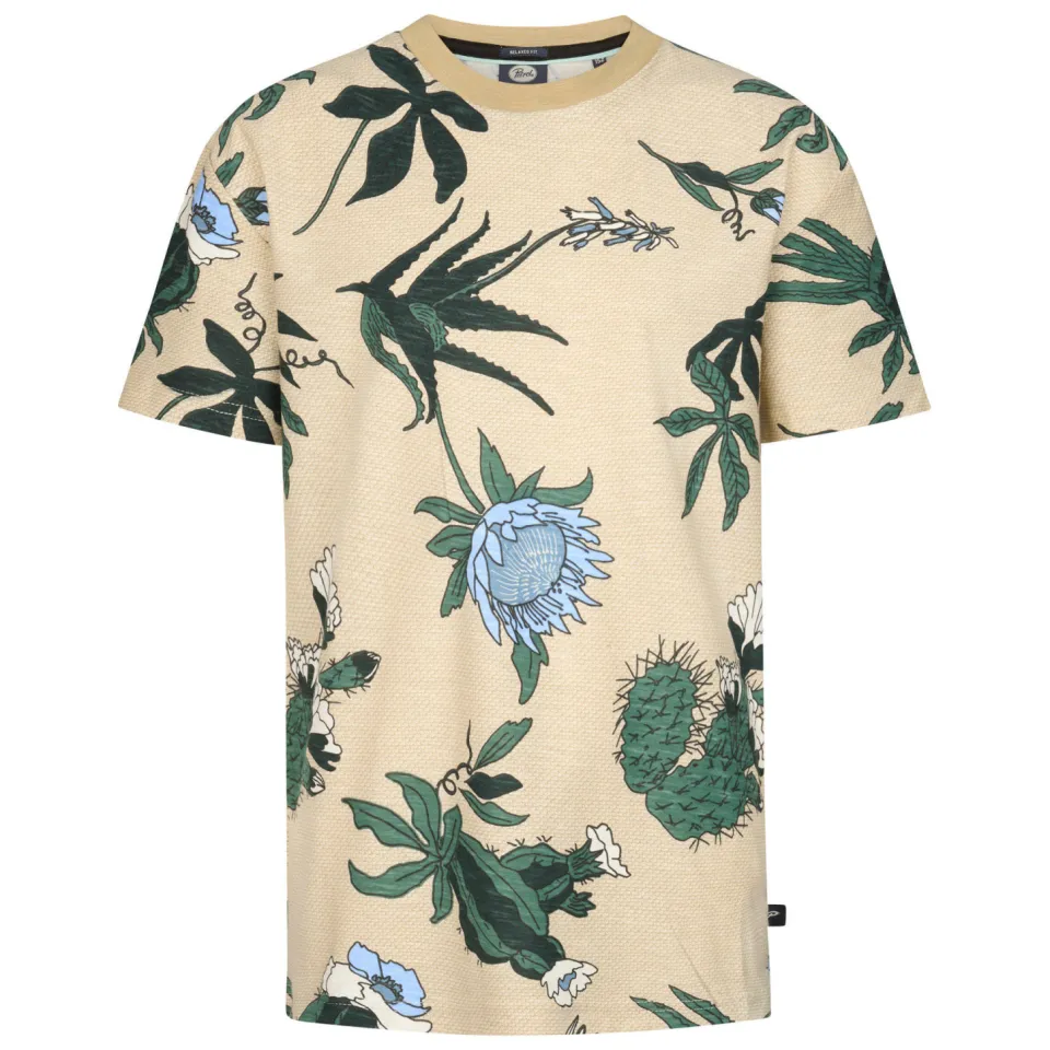 Petrol Industries T-shirt zand all-over print, foto 3