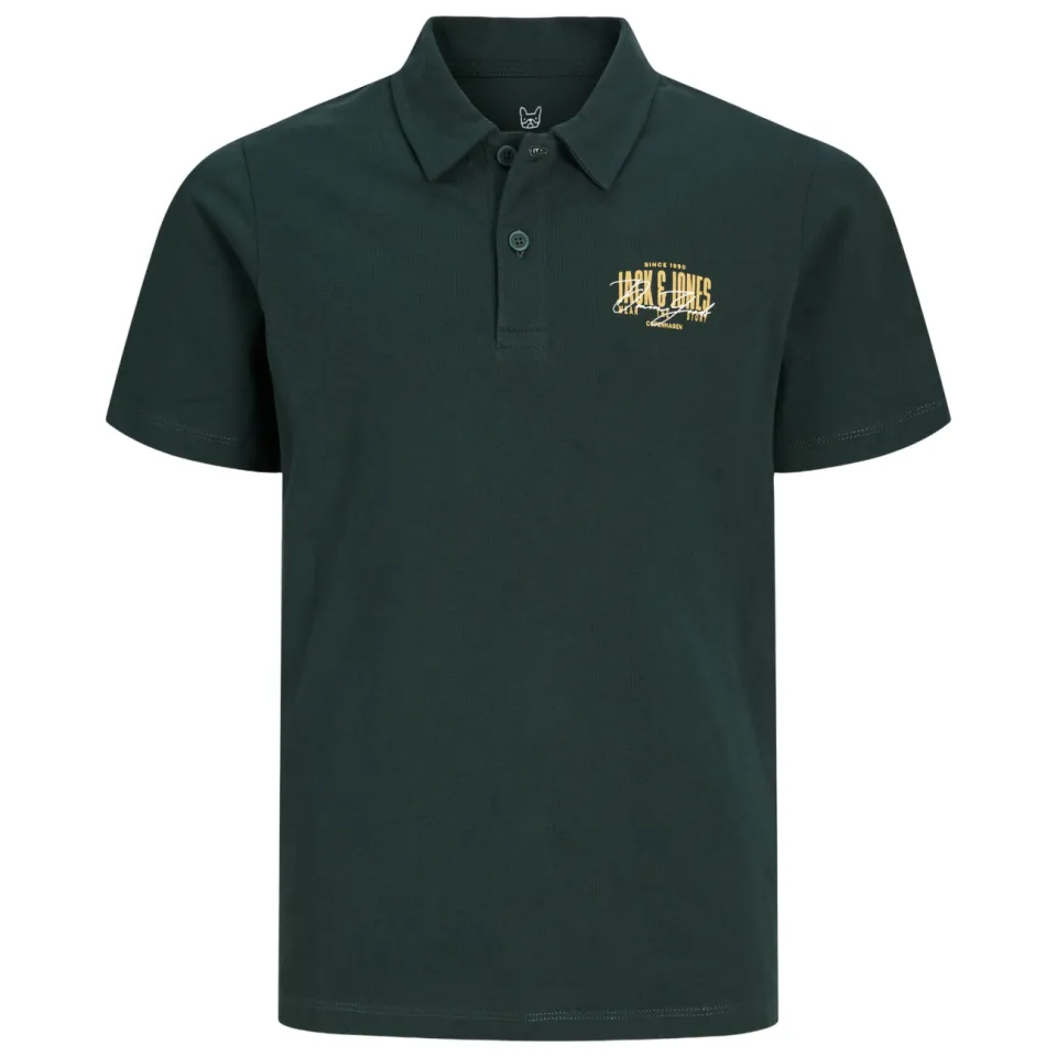Jack & Jones JJAERO polo donkergroen, foto 2