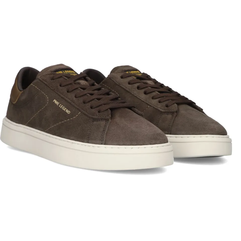 PME Legend CS-10 suède sneakers met logo - bruin, foto 4