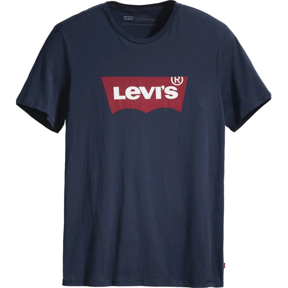 Levi's T-shirt met logo donkerblauw, foto 2