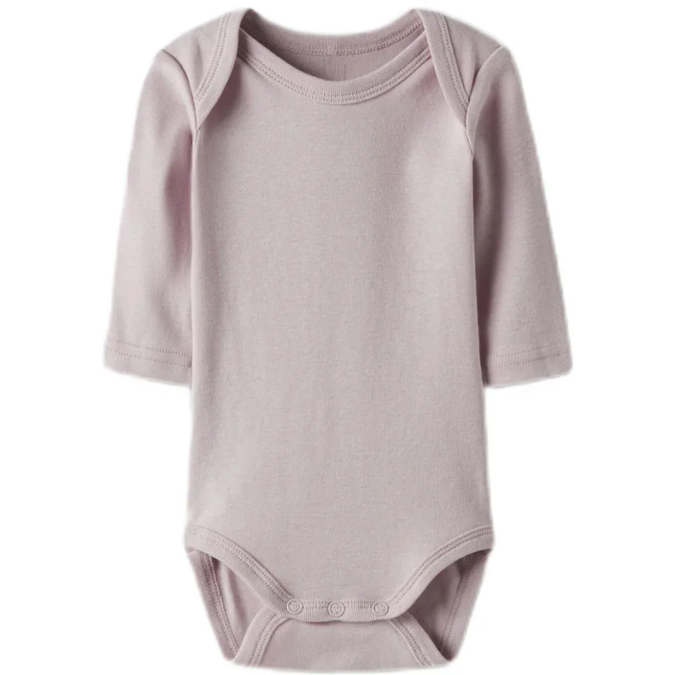NAME IT BABY romper - offwhite/roze/groen (set van 3), foto 3